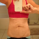 Before, 5'3", 113 lbs, 17% body fat