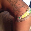 4-18-13 25 DAYS POST OP okay this works not totally flat but swollen still I'm ok with this