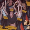 Having a blast and showng off my new boobs only 3months after surgery!