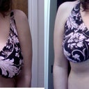 I can't stop with the before and after photos.  I need a new bikini top because my old one is too big :)