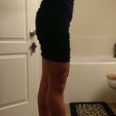 Side view, no spanx. I could have NEVER worn a dress like this before.
