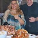 my guy and I before our weight loss!