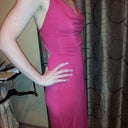 Side view - my Victoria's Secret dress I bought specifically for after the surgery!!