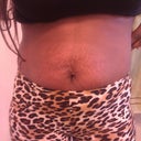 My tummy tucked in my leggings... cannot wait till its gone!