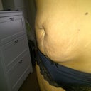 from the side