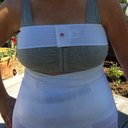 I'm glad the neighbors couldn't see me lounging in my backyard with this hot outfit on.
