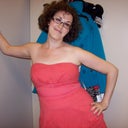 Strapless dress, no bra!!