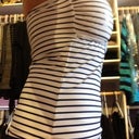 7 months PO. Right side view in tankini.