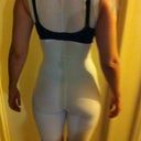 In garment, rear view. 14 days post op