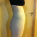 In garment, side view. 14 days post op