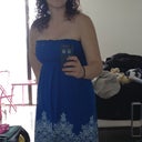 This dress (among many other strapless tops and dresses) is the reason I wanted smaller breasts. No bra! Love it! :)