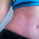Yes, I'm totally flexing.  I thought I saw a hint of obliques coming back and had to try to reproduce!!!