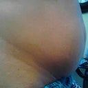 The view that I HATE the most. I still look preggers! Bloated and PMSing