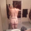 Back view. Hoping lipo helps with back fat.
