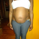 look 10 months pregnant!