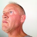 Before...  plenty of extra skin sagging around my jaw line. bags under my eyes (can't see them as much in this pic).