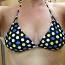 Itsy bitsy polka dot bikini. I haven't been able to wear one of these in over 20 years.