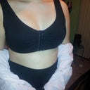 post op boobies still too hard and not looking so big. at least not in this sports bra.