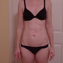 Before pic 1.  If you look close you can actually see where my tummy muscles start separating.  Sexy stuff.