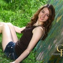 This was taken about 2 years ago for my senior pictures, but you can see how it's crooked in this picture.