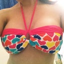 Day 17 Post Op (Bathing Suit top from Target was on sale for 12 bucks. Dont have a before picture but I am pleased with how they look in this cute top atm and just wanted to share it with you ladies)