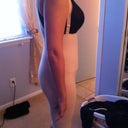 No boob job but boobs look bigger with my smaller waist....plus my push up Victoria's Secret bra:-)