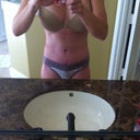 9 weeks 2 days. After 2 hours tennis and 3.5 m run. Not too bad!