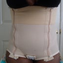 Day 5 Past Op. Wearing the Medico Scultures Abdominoplasty girdle, 1st stage. Drains attached.