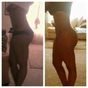 before/after pic same stance