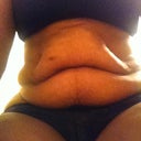 bent at the waist/front view of the sad face
