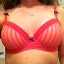 Pink bra, so cute and comfy!