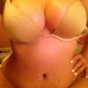 34DD in Victoria secret bra. (They run small)