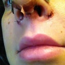 A bit nasty looking but close up of nostrils