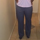 Size 10 suit, not looking too curvasious but I don't have a big flabby belly anymore