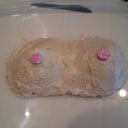 SO FUNNY! My 12 yr old daughter suprised me with this cake when I got home. She found boobie molds when she was out with a friend and made the cake while I was having my BA! So cute. Now I don't eat wheat, gluten etc...but I will eat a little because my daughter made it. She has been my nurse and so unbelievable! I love her so much.