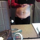 Front photo...believe it or not, I do a LOT of ab workouts!!!