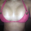 An obvious old swim top.. Will my boobs move closer together???