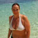 My stomach 5 months before the surgery.  I had to wear a sarong even in the water to feel halfway comfortable.