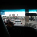 Crossing the border from San Diego in the clinic shuttle.