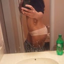 My ex boyfriends VERY messy mirror... But posted this picture to show you how bruised you will be after the surgery.