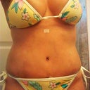 I wore this bathing suit 5 years ago. Now I can wear again