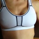 This sports bra is ALSO awesome :) sweat bands and all! :) post op day 7.