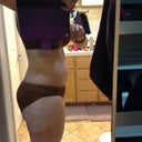 10 weeks (almost). Unfortunately I happen to be quite bloated/swollen at the moment. There has been better days!