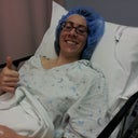 Pre-surgery, just relaxing after getting my IV.