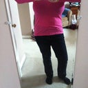 The pink shirt from PO fitting much better
