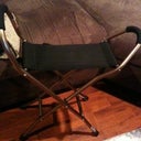 my chair... you are to sit in this chair with your buttocks hanging off.  It's uncomfortable at times but beats laying down all day, every day... :)