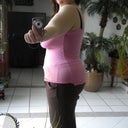 Day 2 torso profile....again, pretty much the same, this is how I looked in clothes before surgery