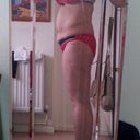 Before op- wearing a bikini for the first time just to be able to compare it with the post op photos!