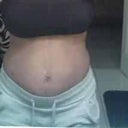 Love handles still swollen as well as mid section