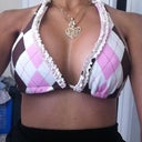 trying on some old bathing suits, they used to be huge on me!
